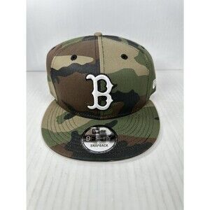 New Era 9FIFTY Boston Red Sox MLB Camo Adjustable SnapBack Hat Cap BRAND NEW
